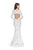 La Femme - 25607 Beaded Long Sleeve Lace Mermaid Dress Special Occasion Dress