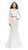 La Femme - 25668 Two Piece Lace Mermaid Dress Special Occasion Dress 00 / White