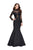 La Femme - 25677 Long Sleeve Lace And Mikado Evening Gown Special Occasion Dress