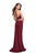 La Femme - 25731 Two Piece Deep V-neck Ruched Sheath Dress Special Occasion Dress