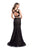 La Femme - 25772 Two Piece Velvet Strappy Lace Mermaid Gown Special Occasion Dress