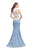 La Femme - 25805 Sheer Beaded High Neck Illusion Two Piece Gown Special Occasion Dress
