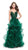 La Femme - 25857 Beaded Lace Deep Sweetheart A-line Dress Special Occasion Dress 00 / Emerald