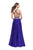 La Femme - 25978 High Halter Neck Two-Piece A-line Gown Special Occasion Dress