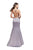 La Femme - 26035 Beaded Two Piece Satin Mermaid Dress Special Occasion Dress