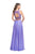 La Femme - 26087 Beaded Lace Two Piece Chiffon A-line Dress Special Occasion Dress