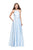 La Femme - 26269 High Halter Neck Stretch Satin Gown Special Occasion Dress