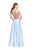 La Femme - 26269 High Halter Neck Stretch Satin Gown Special Occasion Dress