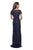 La Femme - 26405 Short Sleeve Jewel-Adorned Lace Sheath Gown Mother of the Bride Dresses