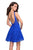 La Femme - 26616 Deep Scoop Back All Over Lace Short Dress Homecoming Dresses