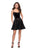 La Femme - 26785 Velvet Curve Neck A-line Dress Special Occasion Dress