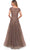 La Femme - 26907 Lace Applique Bateau A-line Dress Mother of the Bride Dresses