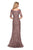 La Femme - 26943 Bedazzled Curve V-neck Trumpet Dress Mother of the Bride Dresses