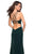La Femme - 26963 Strappy Halter Cutouts Gown with Slit Special Occasion Dress