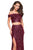 La Femme - 27020 Two Piece Off-Shoulder Sequined Gown Special Occasion Dress
