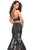 La Femme - 27083 Two Piece Halter Jacquard Mermaid Dress Evening Dresses