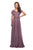 La Femme - 27098 Embordered Lace Bodice Chiffon A- Line Gown Mother of the Bride Dresses