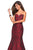 La Femme - 27149 Long Strapless Floral Jacquard Trumpet Gown Special Occasion Dress