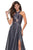 La Femme - 27151 Crisscross Halter Cutout Long Gown Special Occasion Dress