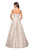 La Femme - 27162 Floral Sweetheart Pleated A-Line Gown Special Occasion Dress