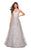 La Femme - 27199 Sparkling Sequin Sleeveless A-Line Dress Special Occasion Dress 00 / Mauve