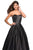 La Femme - 27280 Sweetheart Fitted Pleated Ballgown Ball Gowns