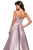 La Femme - 27322 Plunging Sweetheart Pleated Ballgown Special Occasion Dress
