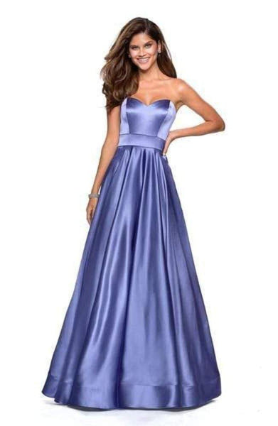 La Femme - 23941 Strappy Halter Style Beaded Prom Dress – Couture