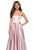 La Femme - 27506 Strapless Sweetheart Metallic Empire Gown Prom Dresses