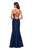La Femme - 27565 Allover Lace Sleeveless Strappy Back Mermaid Gown Special Occasion Dress