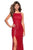 La Femme - 27585 Sequined Backless High Slit Long Gown Special Occasion Dress