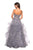 La Femme - 27620 Appliqued Sweetheart Bodice Tiered Tulle Gown Special Occasion Dress