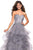 La Femme - 27620 Appliqued Sweetheart Bodice Tiered Tulle Gown Special Occasion Dress
