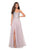 La Femme - 27750 Rhinestone Embellished Tulle A-line Dress Special Occasion Dress