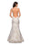 La Femme - 27796 Halter Jacquard Mermaid Dress Special Occasion Dress