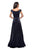 La Femme - 27846 Ruched Off-Shoulder A-line Dress Special Occasion Dress