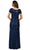 La Femme - 27916 Allover Sequins Short Sleeve Evening Gown Mother of the Bride Dresses