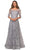 La Femme - 27942 Quarter Sleeve Sequined Lace A-Line Dress Mother of the Bride Dresses