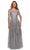 La Femme - 27944 Illusion Scoop Lace Appliqued Dress Mother of the Bride Dresses