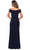 La Femme - 27959 Pleat-Ornate Off Shoulder Jersey Dress Mother of the Bride Dresses