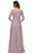 La Femme - 27981 Floral Lace Quarter Sleeve A-Line Dress Mother of the Bride Dresses