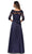 La Femme - 27988 Floral Appliqued Illusion Bodice Dress Mother of the Bride Dresses