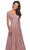 La Femme - 28028 Lace Inset Embroidered A-line Gown Mother of the Bride Dresses