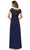La Femme - 28029 Ruched Knotted A-Line Evening Dress Mother of the Bride Dresses