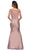 La Femme - 28047 Off Shoulder Pleated Trumpet Dress Mother of the Bride Dresses