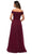 La Femme - 28051 Crystal Beaded Tulle Off Shoulder A-Line Gown Mother of the Bride Dresses