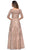 La Femme - 28053 Lace V Neck A-line Dress Mother of the Bride Dresses