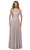 La Femme - 28100 Lace Jewel Neck A-Line Dress Mother of the Bride Dresses