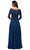 La Femme - 28106 Floral Lace Appliqued Bodice A-Line Gown Mother of the Bride Dresses