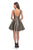 La Femme - 28181 Metallic Scoop A-Line Cocktail Dress Homecoming Dresses